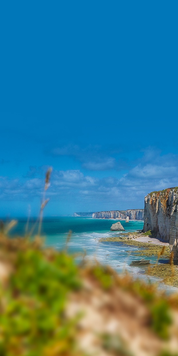 photo cote atlantique flou